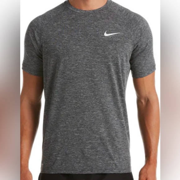 Nike Men's Heathered Gray Short Sleeve Tee - Picture 1 of 5
